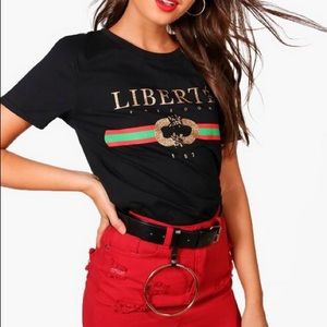 Gucci style graphic tee